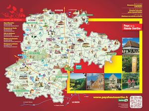 Carte Du Pays De La Haute Sarthe 2016