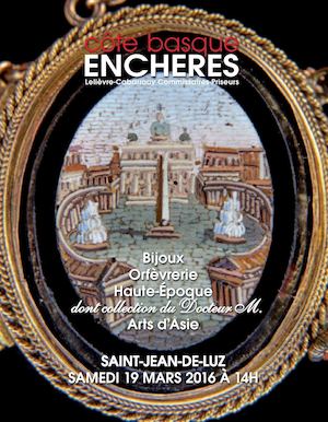 BIJOUX - ORFEVRERIE - HAUTE-EPOQUE - ARTS D\'ASIE - Samedi 19 mars 2016 à 14:00