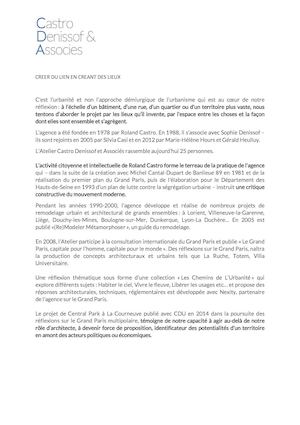 Présentation Agence Castro Denissof