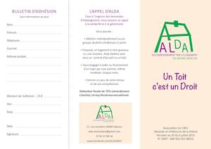 Plaquette d'informations ALDA