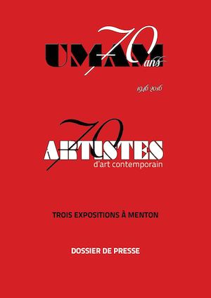 Dossier De Presse UMAM 70 MENTON