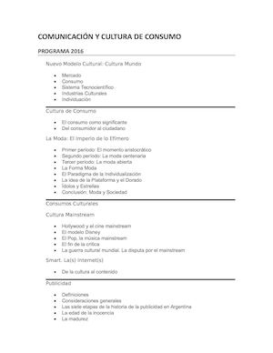 Programa de Introducción a la Comunicación 4° año secundaria