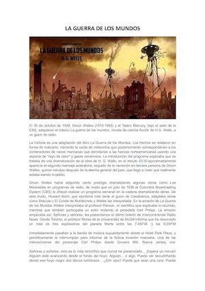 La Guerra De Los Mundos