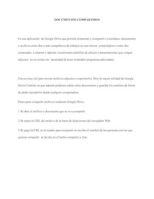 Documentos Compartidos