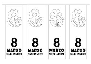 Marcapáginas Dia Mujer