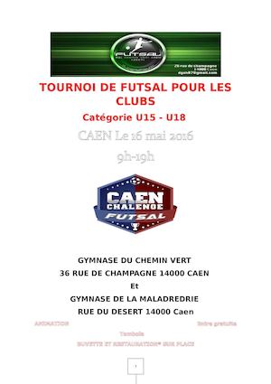Caen Challenge Futsal U15-U18