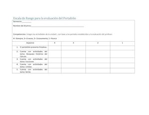 Escala De Rango