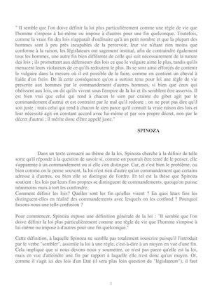 Spinoza Droit Et Justice