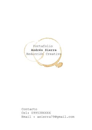 Portafolio Redacción Andres Sierra