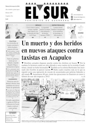 El Sur Martes 08032016