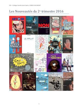 Les Nouveautés Du 2e Trimestre