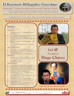 El Repertorio Bibliografico Venezolano. -- Caracas. -- Vol 1 No 2 (ene. - mar 2016)