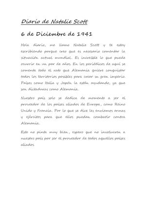 Diario De Natalie Scott