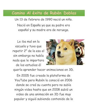 Cuento  : El exito de elRubiusOMG