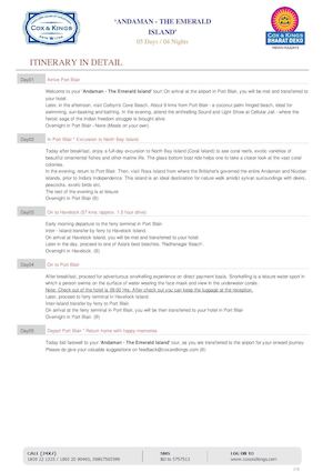 Exclusive Andaman Tour Packages by Cox & Kings