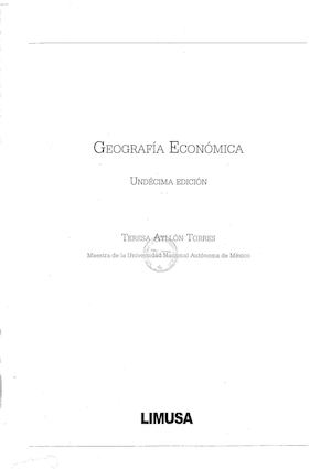 TEXTO DE GEOGRAFÍA ECONÓMICA Y GLOBAL