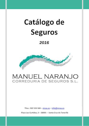 Catálogo Seguros Mnas 2016