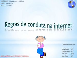 Regras de Conduta Na Internet