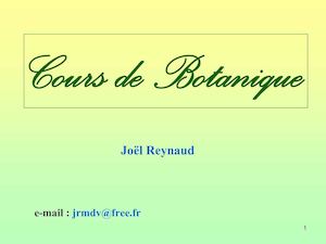 Cours Botanique 2009 2010 Web Partie 1