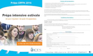 ICES - Prépa CRFPA 2016 - Nantes - Rennes - Poitiers