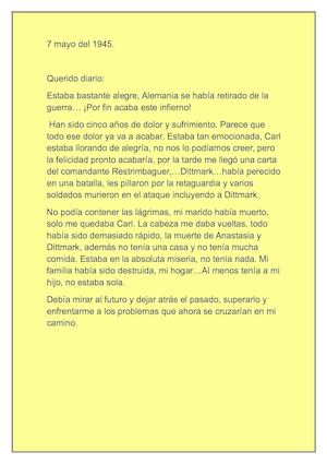 Diario Personal 5º Día