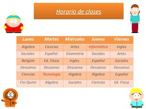 Horario De Clases