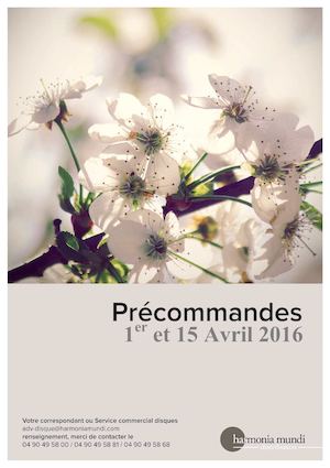 Nouveautés 1er & 15 Avril 2016