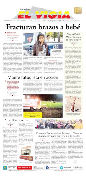 11 de marzo del 2016