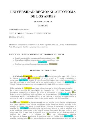 Apuntes Prácticos Word