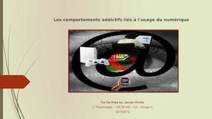 Les Comportements Addictifs Liés à L’usage Du Numérique