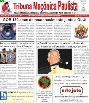 Tribuna Maçônica  - Fevereiro de 2010