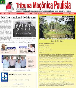 Tribuna Maçônica - Março de 2012