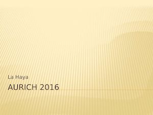 Aurich 2016