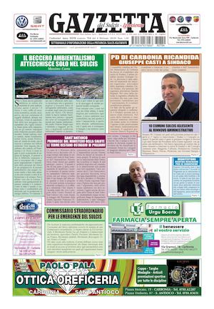 Gazzetta del Sulcis Iglesiente N° 754 del 04.02.2016