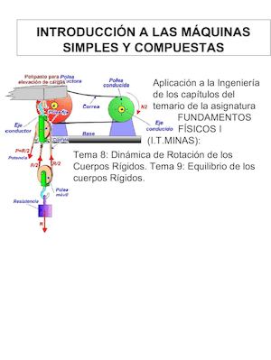 Maquinas simples y compuestas