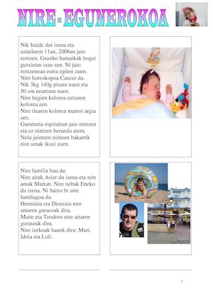 Nire Egunerokoa Iraide