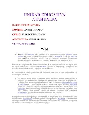 Unidad Educativa Atahualpa