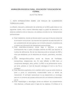 Animación Sociocultural