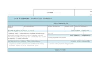 Ejemplo Plan Destrezas