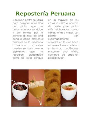 Postres Peruanos