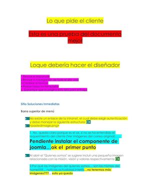 Soluciones Inmediatas