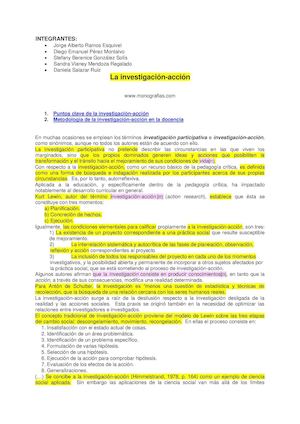 Lectura 4 Investigación Accion