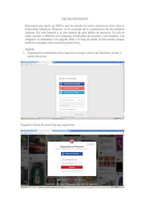 Uso De Pinterest