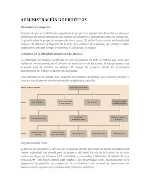 Capítulo 2: Administración De Proyectos