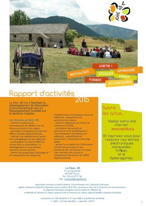 Rapport d'activités 2015 du RéeL 48