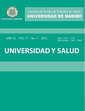Revista Universidad Y Salud Vol. 17 No. 1 (2015)