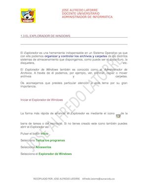 El Explorador De Windows