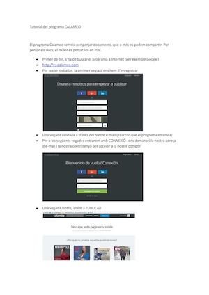 Tutorial del Programa Calameo