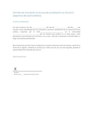Formato De Inscripción Acreditación Online