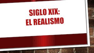 Realismo Trabajo Presentacion